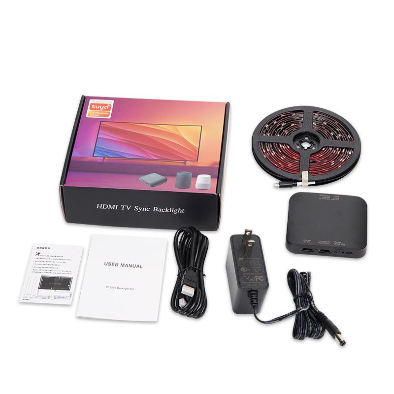 Graffiti Smart RGB LED TV Backlight Set - Colorful Synchronous Ambient Light Strips