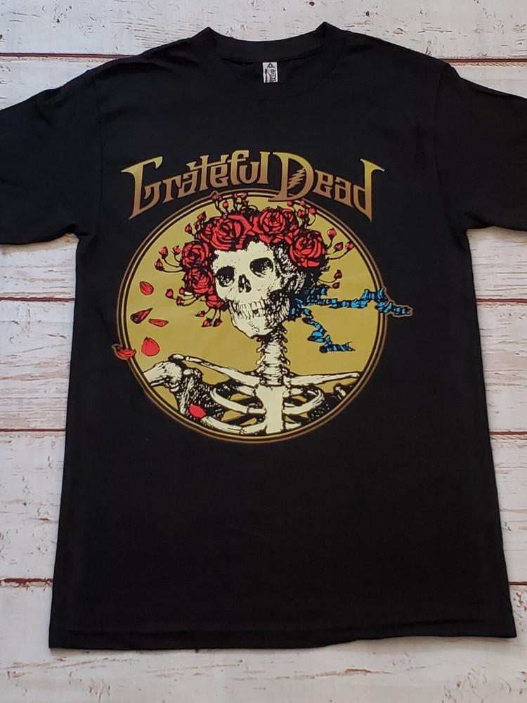 NEW- GREATFUL DEAD - Skull & Roses - BAND T-SHIRT Unisex T-Shirt