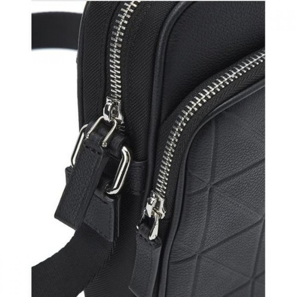 Daks Black Embossed Leather Crossbody Bag Dbba1e277bk