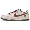 Dunk Cushioning Low Top Skateboard Shoes Men's Beige Red IM6670-202(Teamfour-)