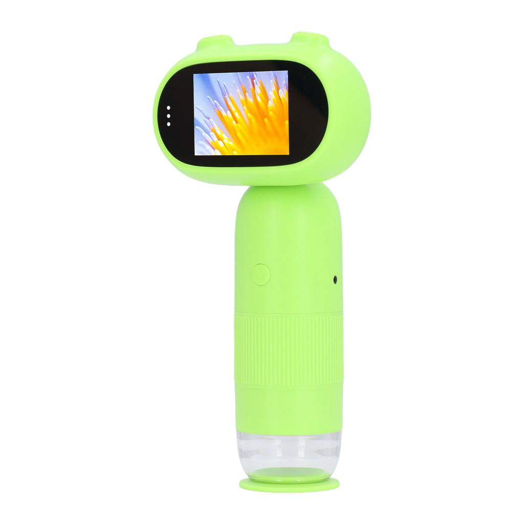 Handheld Microscope 2in Screen USB Electronic Magnifying Glass with 8 LEDS for Coin Observation Welding Watch Repair