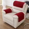 3Pcs Stretchy Fleece Furniture Sofa Armrest Cover With Pockets Sofa Headrest Towel Velvet Non Slip Couch Chair Arm Protector