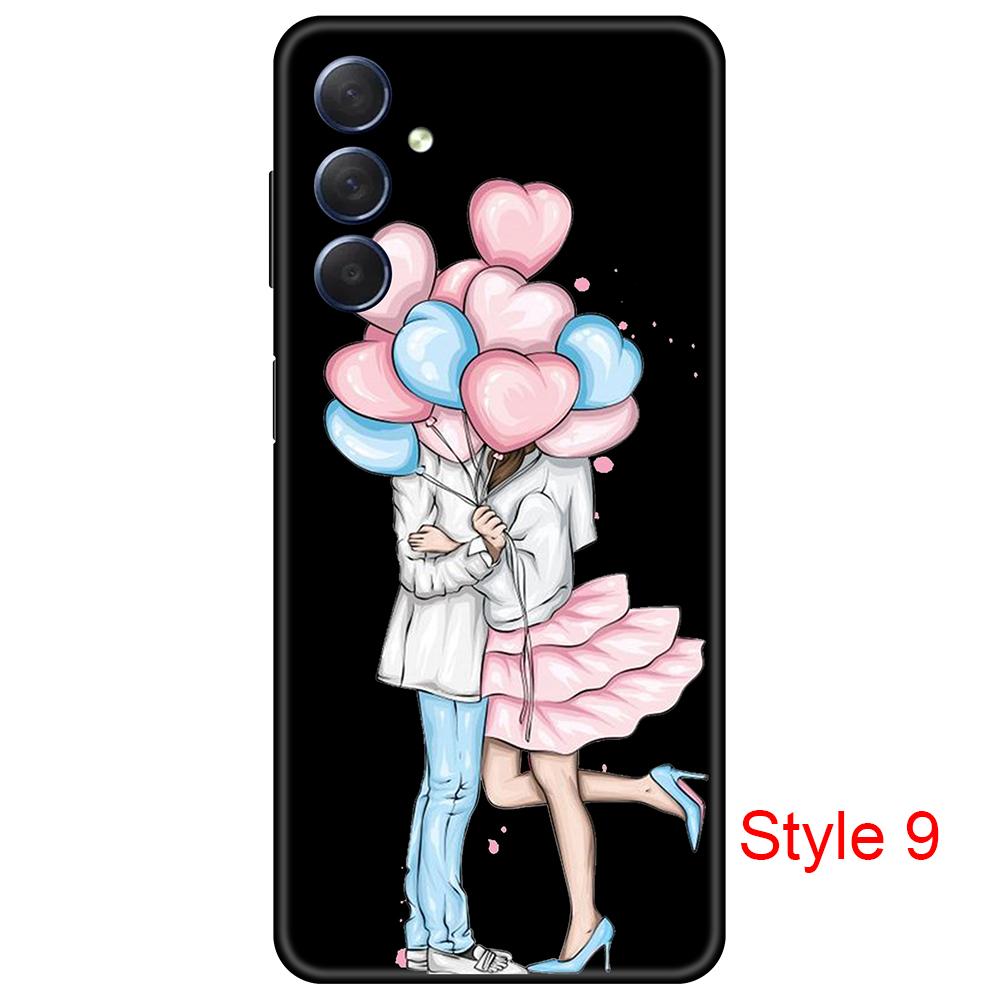 Pouzdro pro Samsung Galaxy M54 5G Black Silicon Cover na GalaxyM54 Soft 6,7inch SM-M546B nárazuvzdorné luxusní Plná ochrana