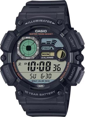 Casio Balıkçılık Verileri Ay Verileri Görüntüleme Fonksiyonu Siyah Yurt Dışı Modeli Erkek ve WS-1500H-1AV [Ürünler] ile Dijital Saat