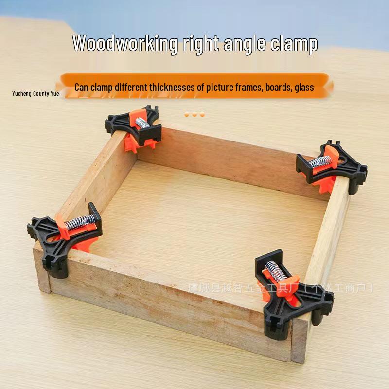 Adjustable 90° Right Angle Woodworking Clamp for Frames