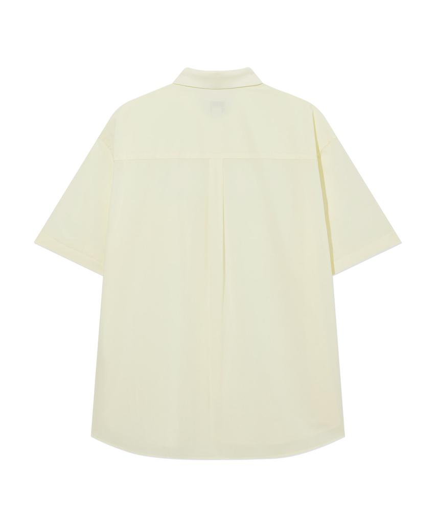COVERNAT Tissue Modification Half Shirt Lemon