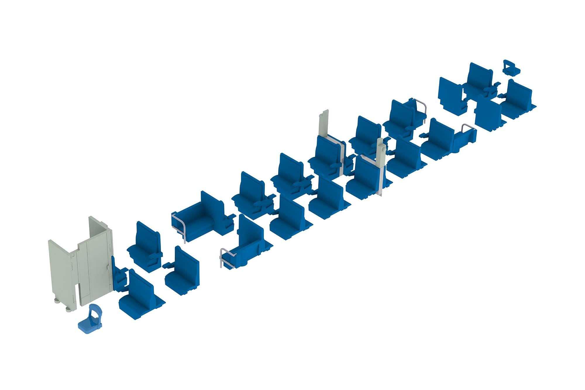 

PLUMPMOA масштабный салон с перекрестными сиденьями неокрашенный сборочный пластиковый набор PP145 1/80