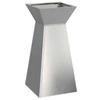 Column Planter Silver 35 X 35 X 73 Cm Stainless Steel