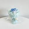 Scented Artificial Flower Bouquet Handmade Mini Aromatherapy Soap Rose Floral Arrangement Romantic Valentine's Day Gift for Home Car Decoration