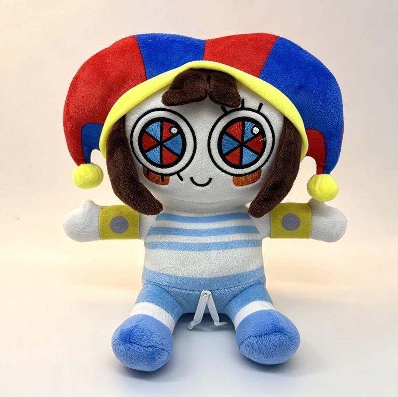 New Anime Gangle Pomnis Plush Cute Kinger Queenie Plush Kawaii Soft Stuffed Anime Peripherals Plushie Doll Toy Gift