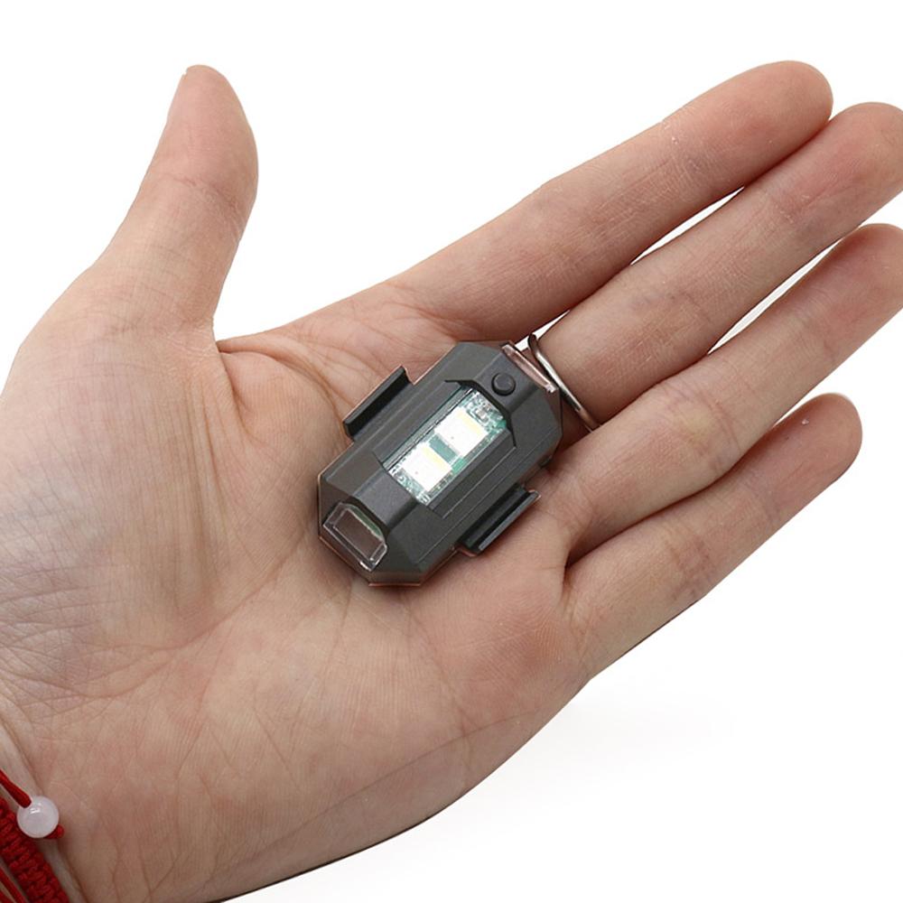 Motorcycle LED RGB Warning Light For Car Universal FPV RC Drone With Strobe Lights RGB Tail Light Mini Signal Lamp Safety Lights