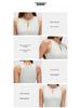Women's Skin-friendly Modal Sports Vest, Summer Fitness, Round Neck, Hollow Out, Chest Pads, Sleeveless Yoga Top.
