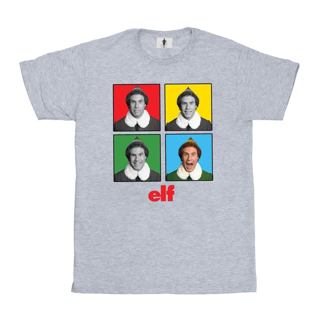Elf Mens Four Faces T-Shirt