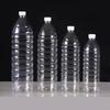 1000ml Food-Grade Plastic Bottles with Red Lids & Handles