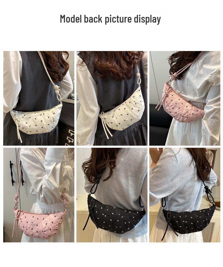 Trendy Women's Underarm Handbag - Casual, Cool, and Stylish Dumpling Bag