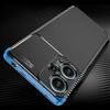 Soft TPU Case for Xiaomi Redmi Note 12 Turbo/Poco F5 5G Carbon Fiber Texture Shockproof Cell Phone Cover
