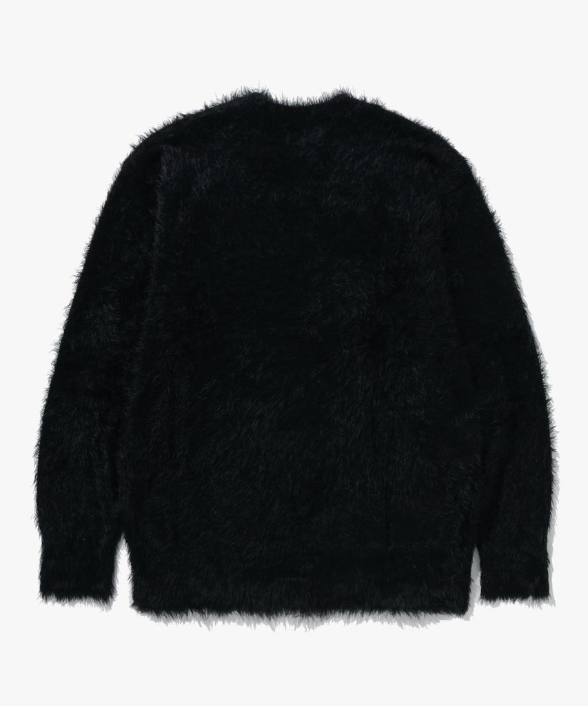 Beipeu Ape Face Shaggy Sweater (M) Black