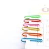 Zebra Color Anti-Rust Metal Paperclips & Barrel Binder Clips - 28mm Cartoon Bookmarks for Office Stationery