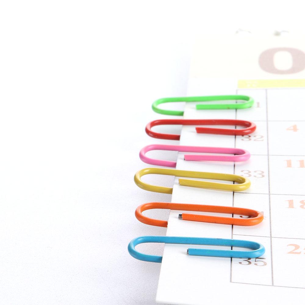 Zebra Color Anti-Rust Metal Paperclips & Barrel Binder Clips - 28mm Cartoon Bookmarks for Office Stationery