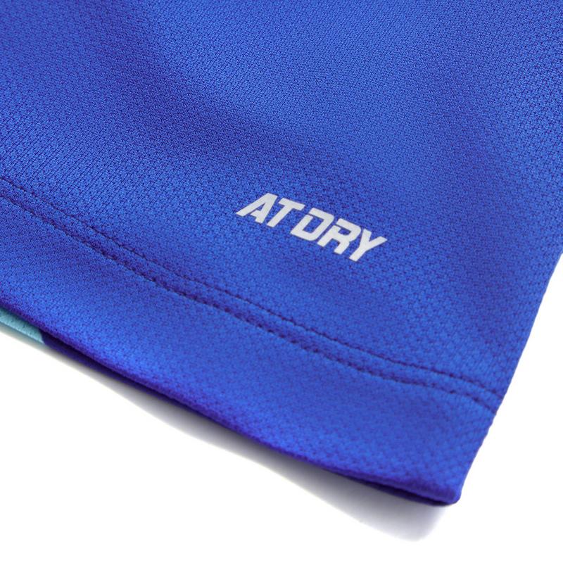 Seria Tenisa Stołowego Li Ning Miękki Wygodny Oddychający Sportowy Pulower Koszulka z Krótkim Rękawem Unisex Top Jasnoniebieski AATT077-1