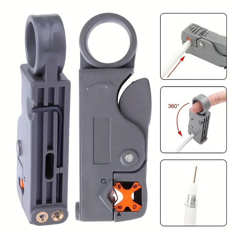 Automatic Stripping Pliers Wire Stripper Wire Coaxial Cable Cutter Tools Cable Stripper Pliers Decrustation Pliers