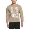 Nike Sweatshirts Men's Khaki Crew Neck Moderate Regular DQ4170-247