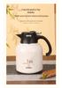 Large Capacity Stainless Steel Thermos Kettle: Stew Pot & Tea Pot for Hot Water