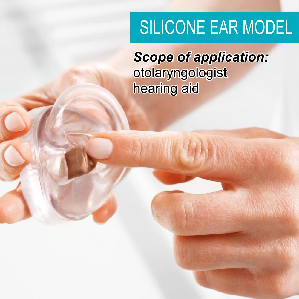 Silicone Ear Model Simulation Artificial Ear Display Model for Hearing Aids Wearing