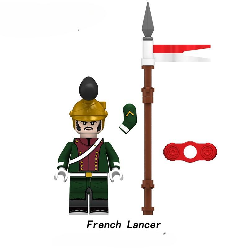 Action Figures Building Block French Artillery Educational Toys for Children N037 N038 N039 N040