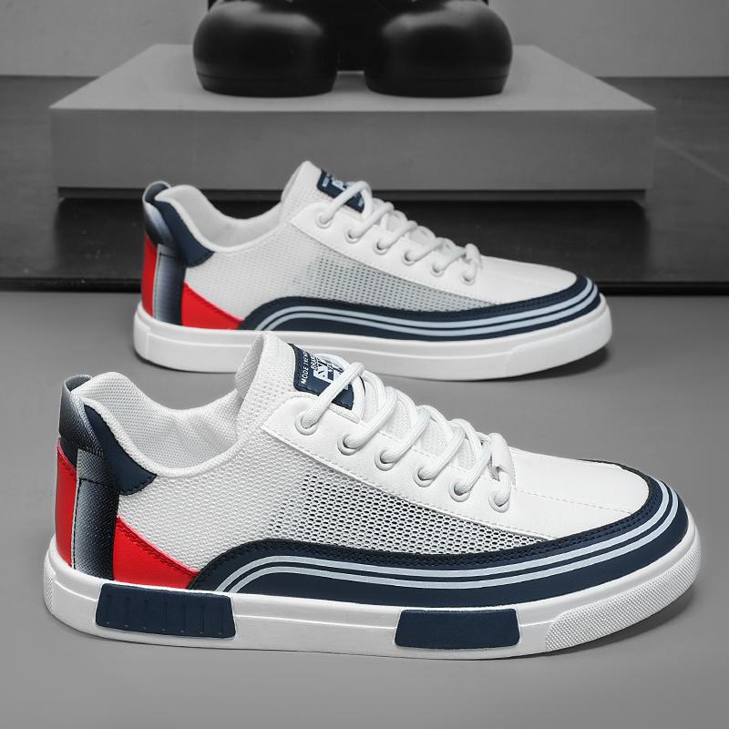 Men's Shoes 2025 New Spring and Autumn Same Thin Mesh Sneakers New Thin Men's Casual Board Shoes