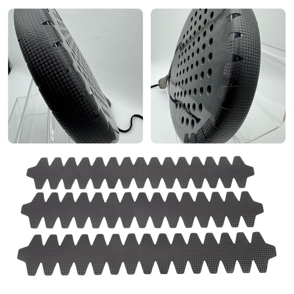 3PCS Padel Racket Protector PU 15.7 Inch Padel Racket Frame Guard Protective Sticker for Sports Accessories