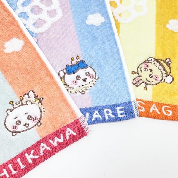 Chiikawa Bees Yellow Bath Rabbit and Flower 60 X 120 Cm Towel, Design, No-Twist Yarn, 41-1223350, Approx.