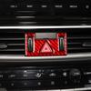 For Kia K3 Forte Cerato    Accessories Carbon Fiber Car Interior Warning Light Panel Sticker