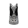 Women's Summer Sleeveless Round Neck Printed Vest