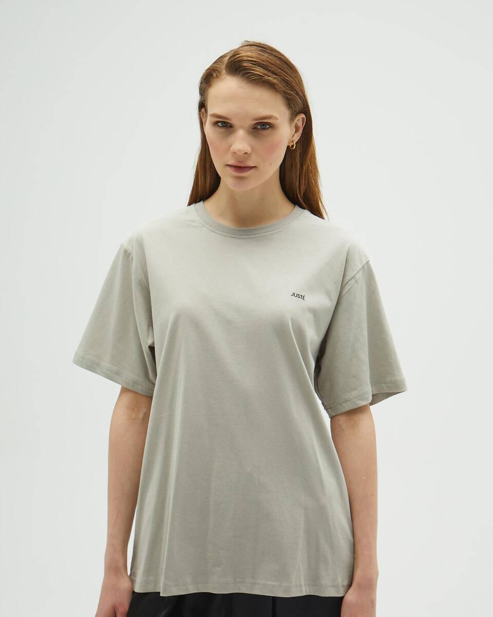 

Серая длинная футболка унисекс Oversize
