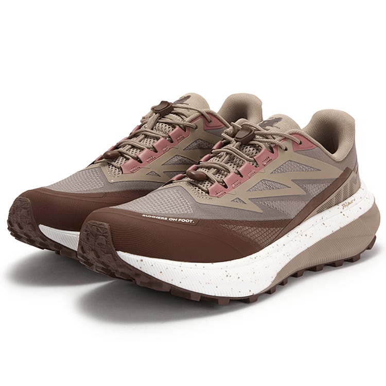 361 Lyn Abrasion Resistant Breathable Low top Casual Running Shoes Men's Coffee Brown 672532225-1