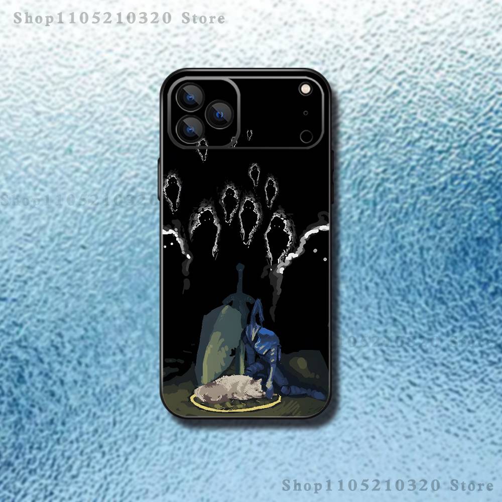 

D-Dark S-Souls Game Phone Case For iPhone 17,16,15,14,13,12,11 ,Pro Max,XS,X,XR,SE,Mini,8,7,Soft Silicone Black Cover iPhone15pro
