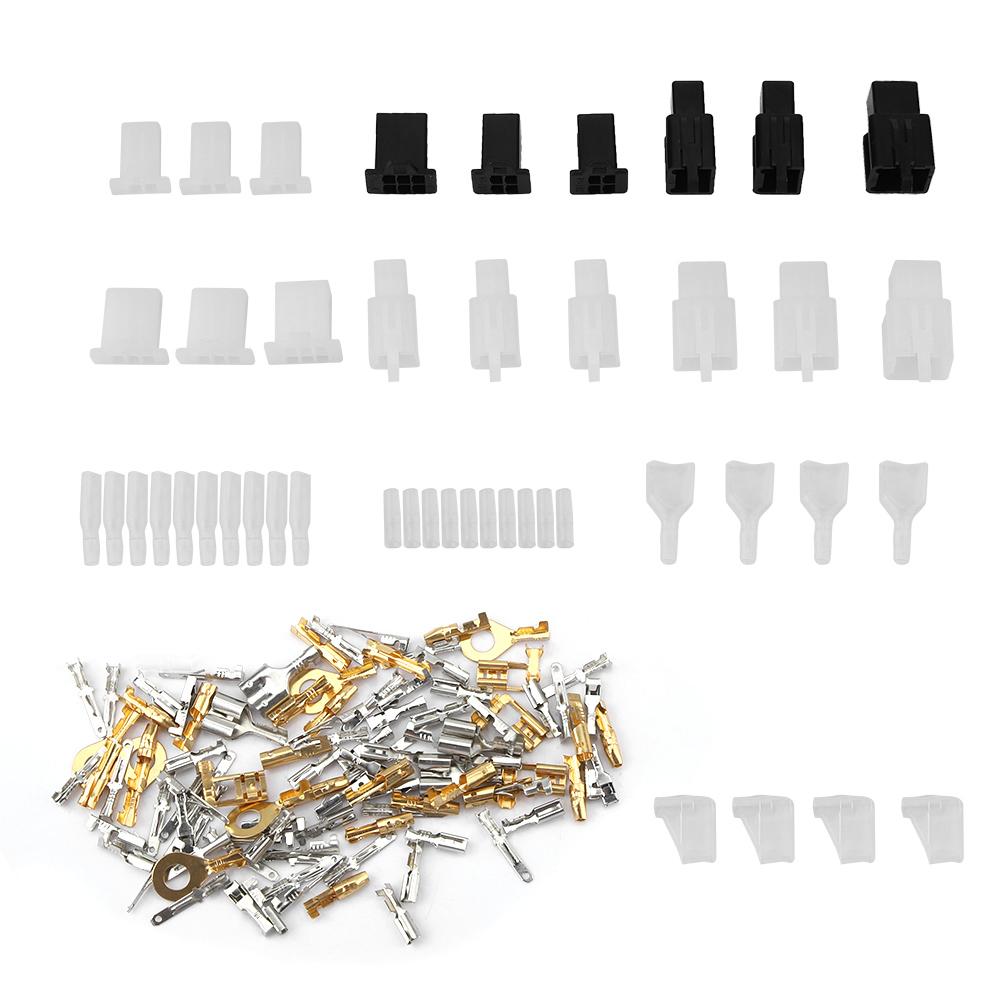 144Pcs Wiring Repair Connector Wiring  Automotive Harness Auto Terminal Repair Kit