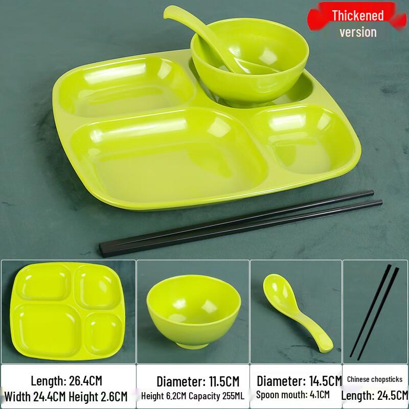Melamine Compartment Canteen Tray