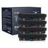 TIANSE Compatible HP 212A/X Color Toner Cartridge Set with Chip
