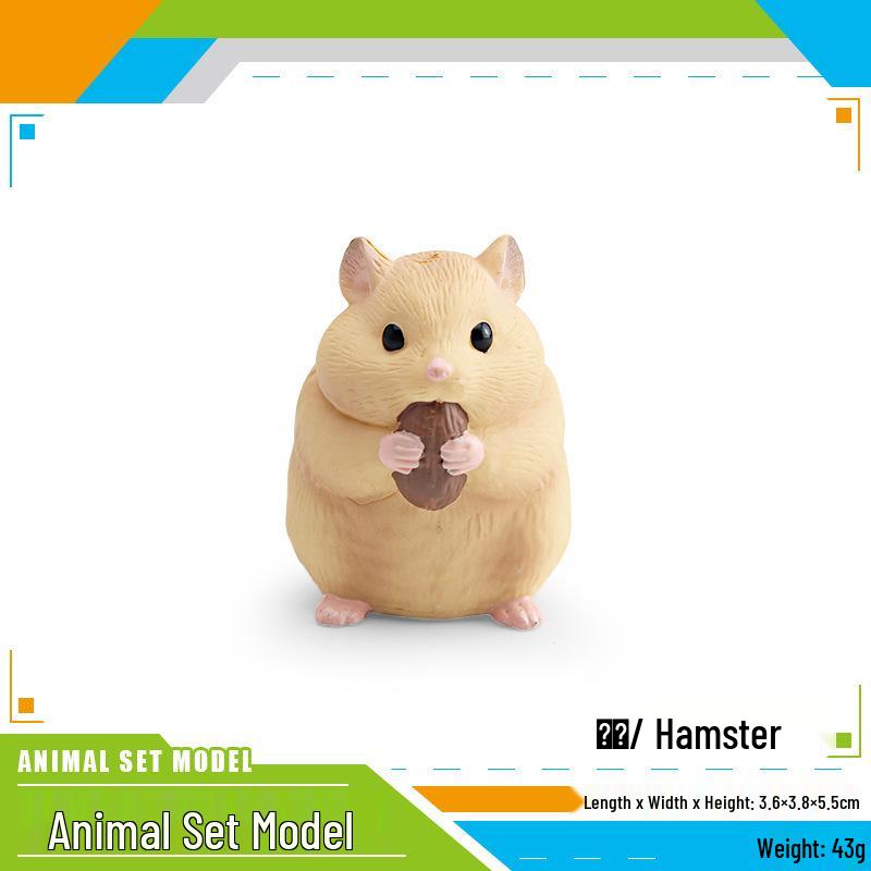 Cross-border Animal Cognitive Simulation Toy: Shiba Inu, Panda, Pig, White Rabbit, White Snake, Hamster Models