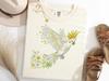 Sulphur-crested Cockatoo Floral Shirt, Spring Cockatoo Flower Tee, Bird Lover Gift