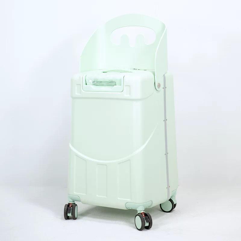 Children's Ride-On Travel Suitcase & Stroller - Multi-Function Luggage for New Moms