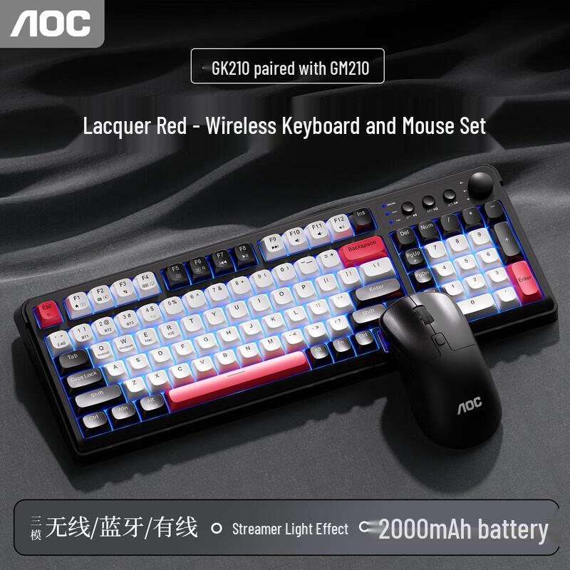 

AOC Wireless Triple-Mode Keyboard and Mouse Combo