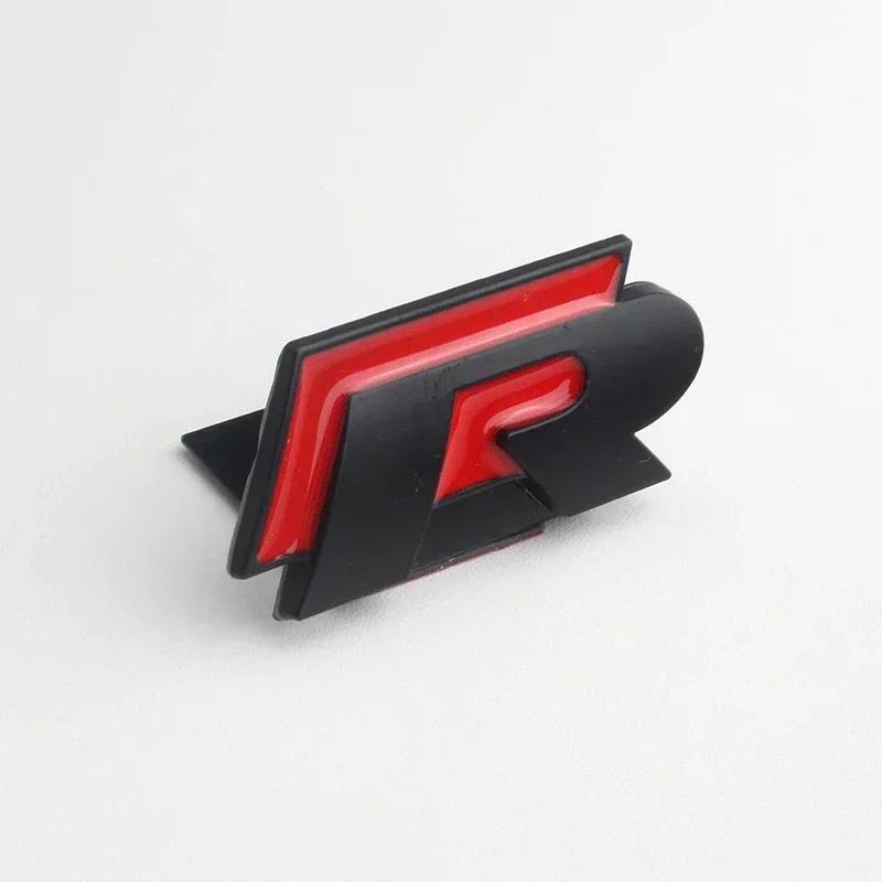 2026 Caliente Para VOLKSWAGEN VW para Volkswagen Coche Insignia de Rejilla Frontal Pegatina de Insignia de Maletero Trasero Rline R Line Polo Passat B5 B7 Golf 3