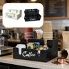 Kaffee-Station Organizer Bar-Werkzeughalter Tasse und Gewürze für Restaurant