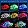 12V 4 Meters Car Trunk RGB Led Ambient Light Strip Flexible Decoration Lamp App Control Neon Atmosphere Lamp Waterproof