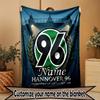 Custom Name Personalized Hannover 96 Football Print Blanket, Home Decor, Bedroom, Sofa, Camping, Couch, Gifts for Birthday ChristmasEnthusiasts