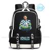 Cr7 Rugzak Ronaldo 67 Print Casual Mochila Voor Student Tiener Schooltas Dagelijks Reizen Rucksack Jongens Cadeau