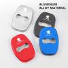 4Pcs Car Door Lock Cover Stainless Steel Protection Accessories For Peugeot 308 206 207 408 208 407 508 107 301 307 406 807 607